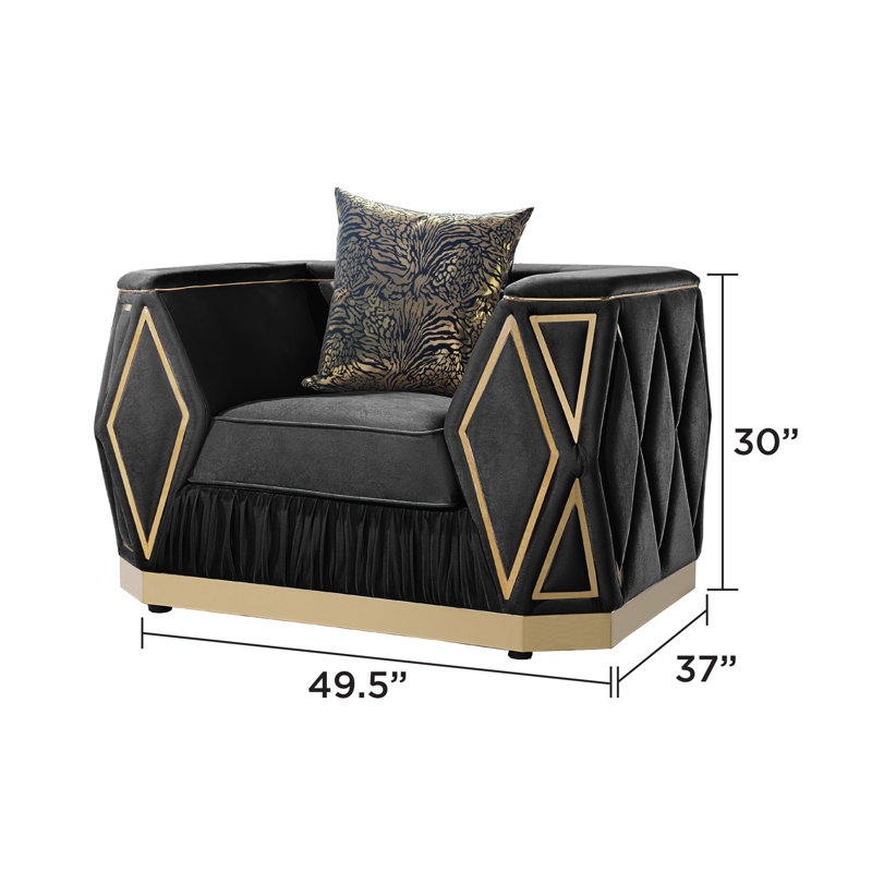 Chaise Dulaney - noir, Noir