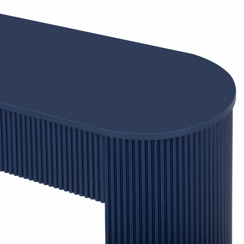 Entryway Table with Fluted Design