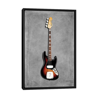 'Fender Jazz Bass 74' Graphic Art on Wrapped Canvas