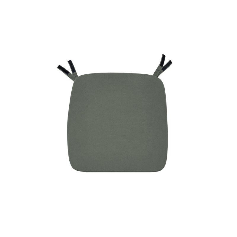 Seat Cushion for BFM Maui Chairs, Armchairs & Barstools, Dark Gray, 15.5" W x 15.5" D