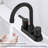 Bathroom faucet with 360 degree turn spout-115827439