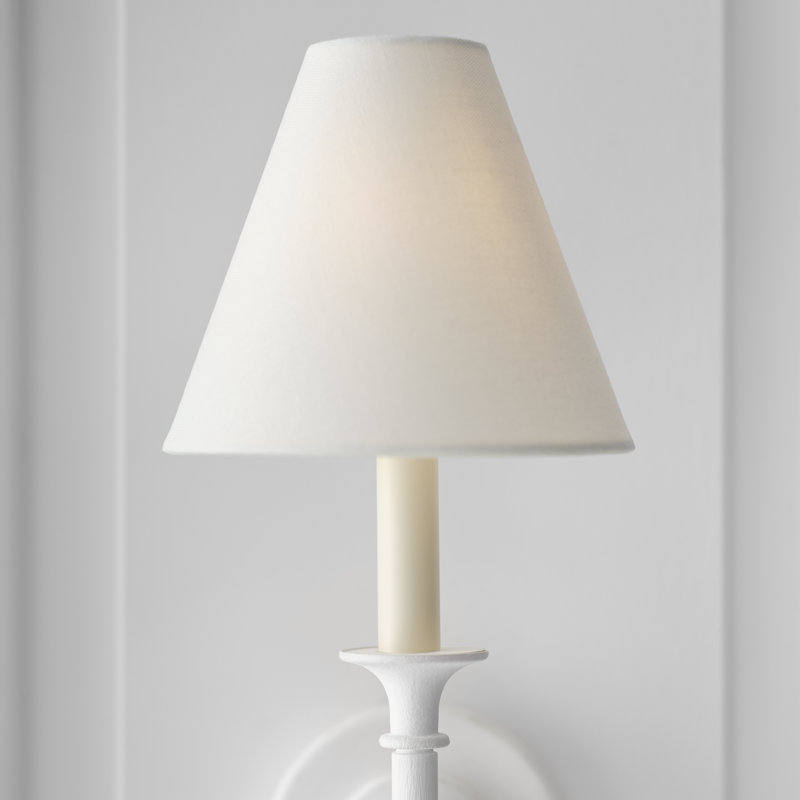 Thomas O'Brien Piaf Large Tail Sconce, Plaster White