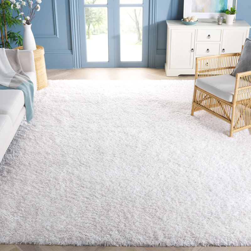 Dawid Performance Solid Color Rug, Rectangle 8' x 10'