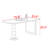 French style vintage solid wood dining table-110497496