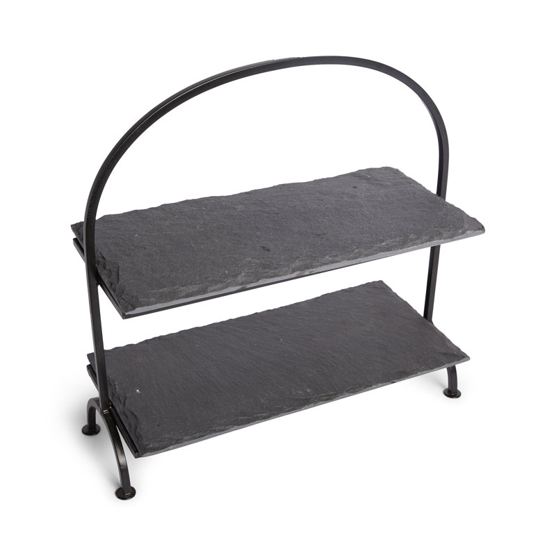 Keeler Stoneware Tiered Stand
