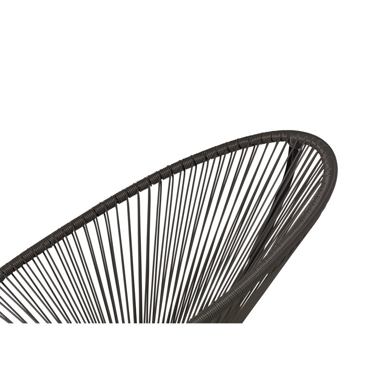 Chaise Acapulco, Cadre noir / noir