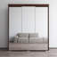 Armoire en wengé 71 "avec miroir Aria