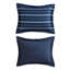 Ensemble d'édredon réversible bleu Nautica Mariners Line-125385500-125385503