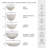 Natural Canvas Set Of 4 Textured Cereal Bowls