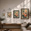 Peach Roses Study Botanical - Print-1768366037-1768366036