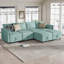 Canapé modulaire rembourré 6 pièces avec rangement sous le siège 6 pièces-102741960