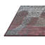 Tapis de zone rouge/gris contemporaine-1558268429