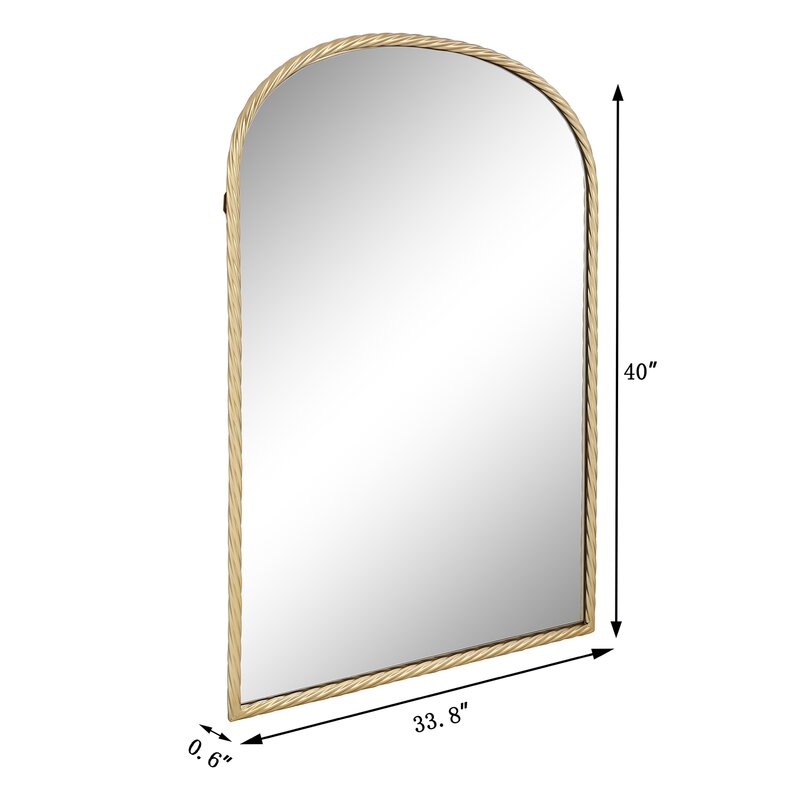 Latitude Run® Framed Wall Mounted Bathroom / Vanity Mirror & Reviews ...