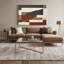 Minimalisme 6, art mural sur toile brune-1128266176