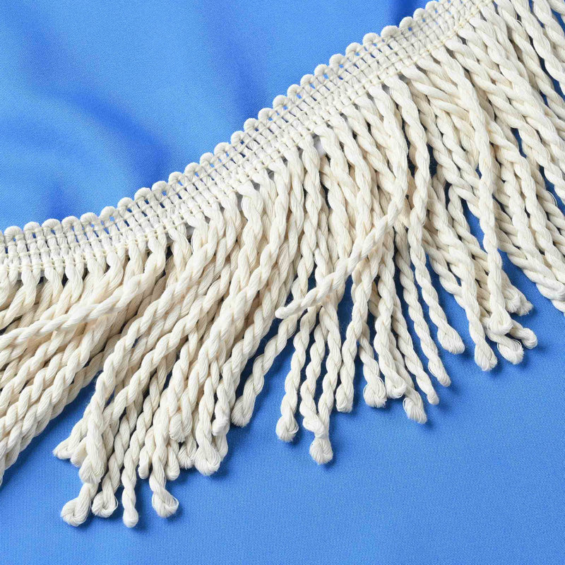 Remplacement de la housse de parasol à franges de 6 pi Sughra Urban Modern, Bleu