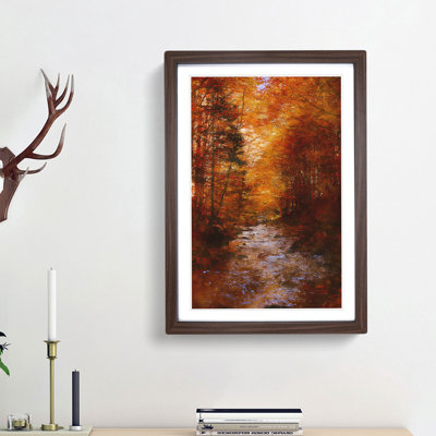The Woodland Stream - Picture Frame Painting Print
