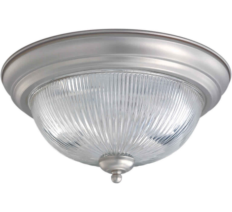 Villacorta Glass Flush Mount, 11.25" H x 6" W