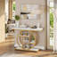 Console 41,3 ", table d'entrée industrielle à 4 niveaux avec base circulaire