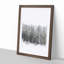 View of a Winter Forest - Picture Frame Painting Print-55605156-55605159