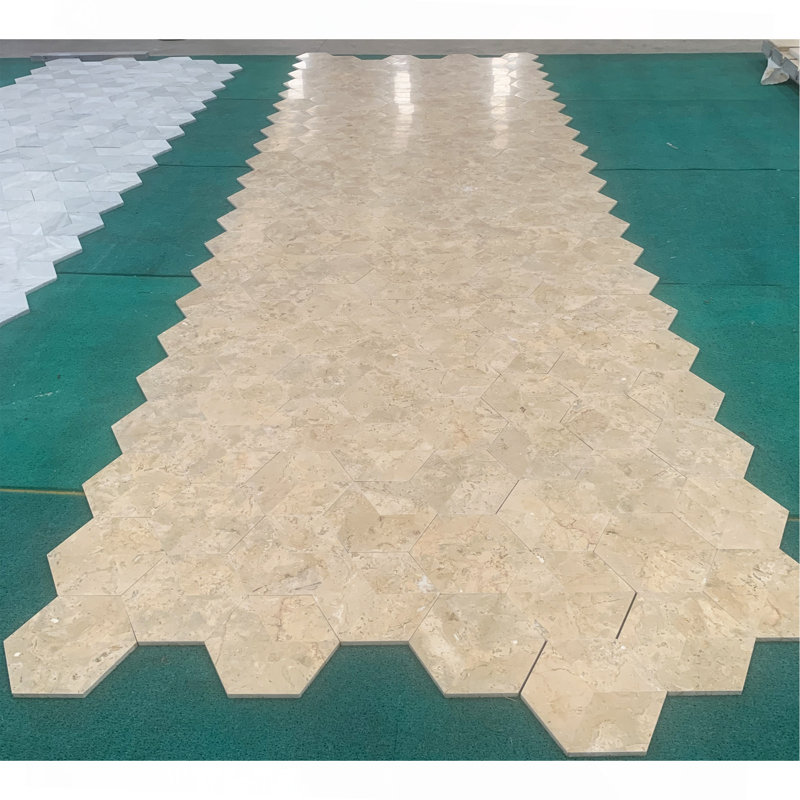 Carrelage en marbre Water-Jet, Naturel / beige