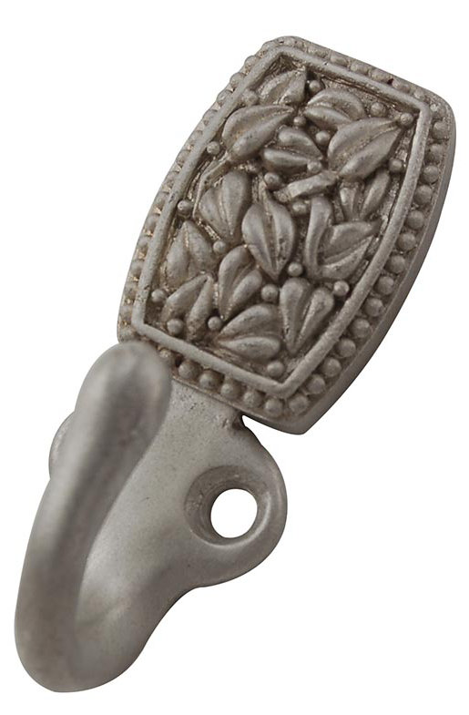 San Michele Wall Hook, Satin Nickel