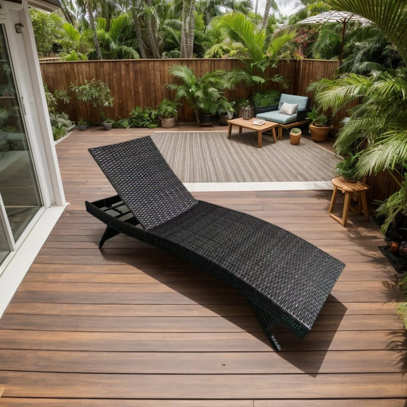 Ensemble de 1 chaise pliante pour patio