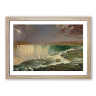 Niagara Falls Vol.1 by Frederic Edwin Church - Picture Frame Painting on MDF