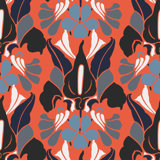 Signature Dragon Flower 10' L x 24" W Peel and Stick Wallpaper Roll