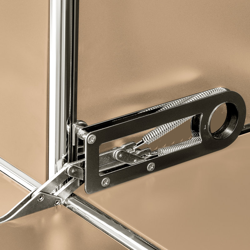 Armoire de rangement modulaire en acier avec tablettes réglables, Brun