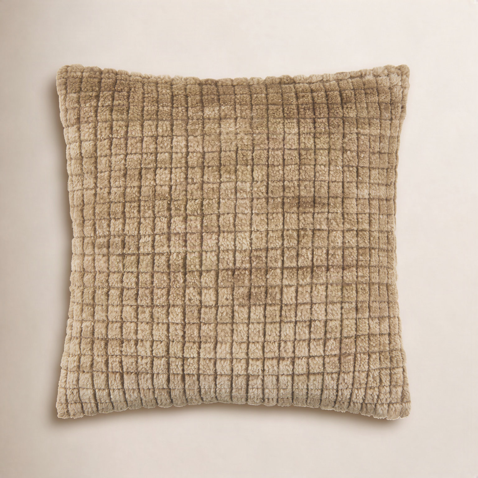 Cotton Pillow Cover, Gold, Square 22", Pillow Cover Only - No Insert