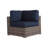 Clivesden 6-Piece Fully Assembled Wicker Seating Group | Outdoor Wicker Patio Sofa-1060021669-1060021666