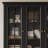 Light luxury black bookcase