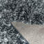 Geyer Grey Black Shaggy Rug Soft Fluffy Deep Pile Mottled Warm Bedroom Mat-360178186