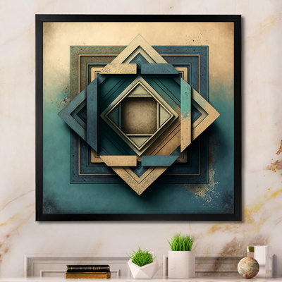 Impression impeccable sur toile, "Perfect imperfections" rétro graphique VI