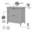 Huckins 3 Piece Computer Desk Office Set-765026361
