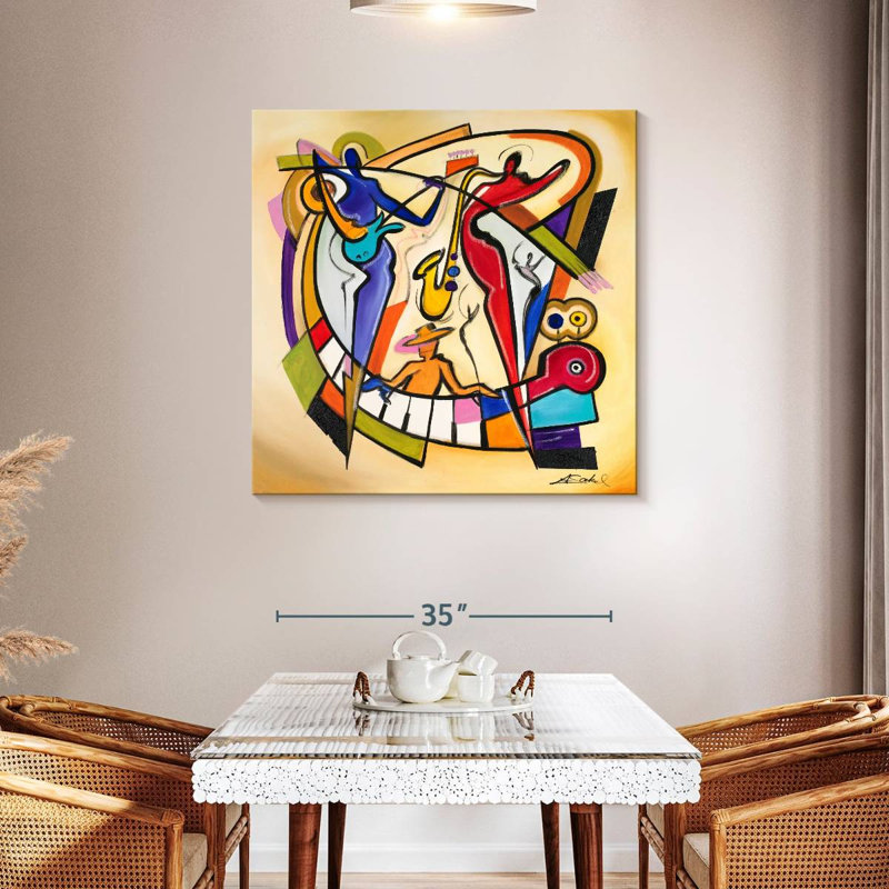 Abarca Musical Vibes, 39" H x 39" W