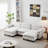 U-Shaped Sectional Sofa With 2 Ottoman-919105701
