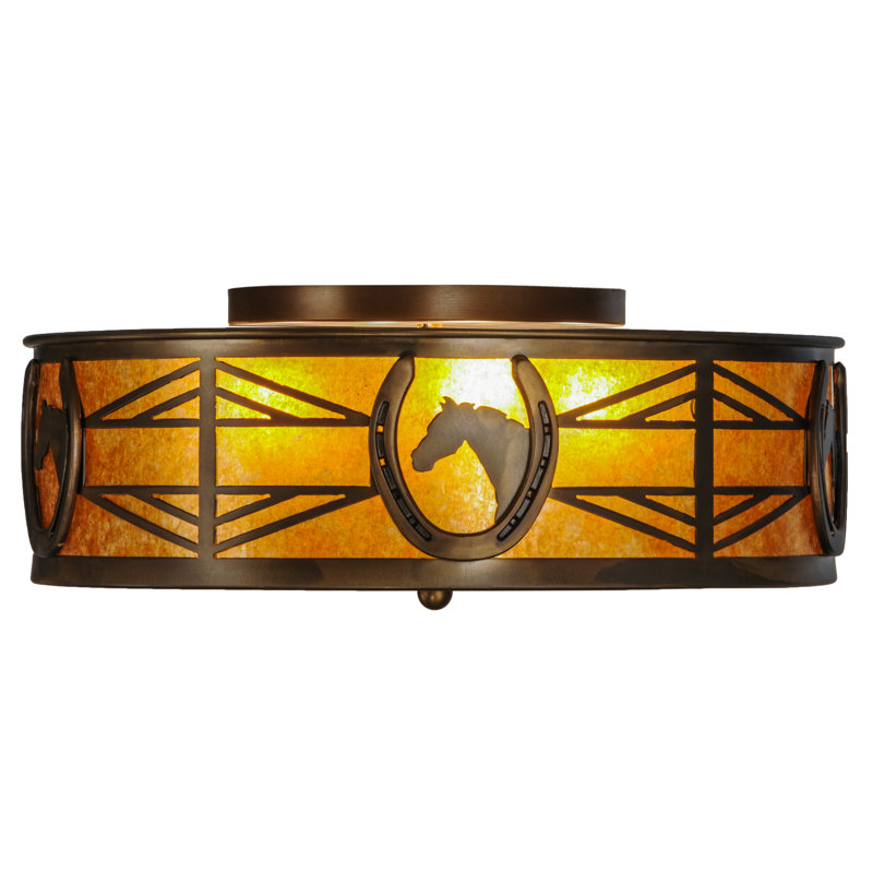 Mica Semi Flush Mount