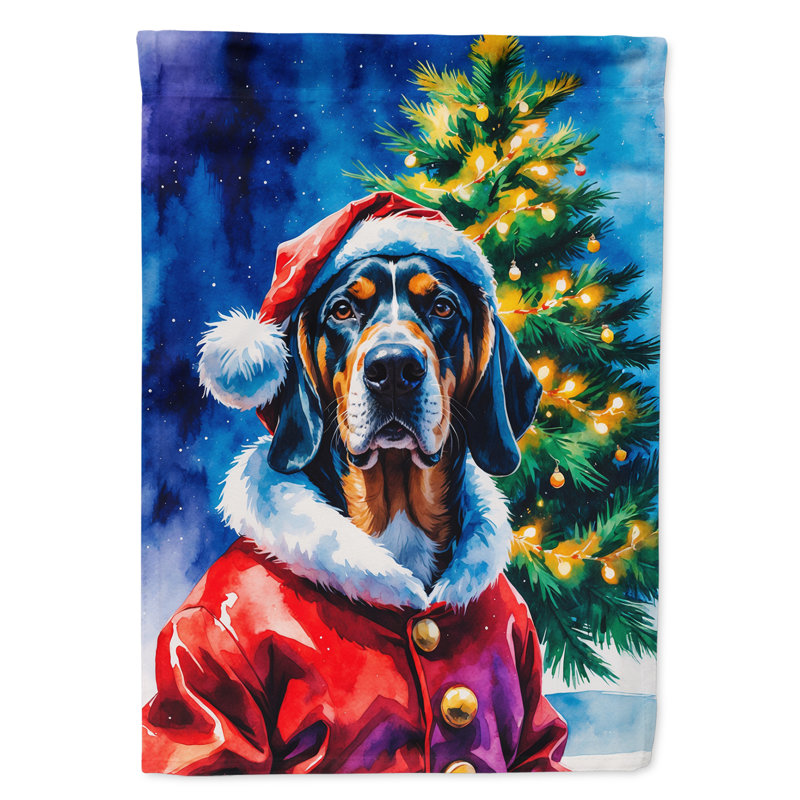 Drapeau de jardin Doberman Pinscher, Bluetick Coonhound