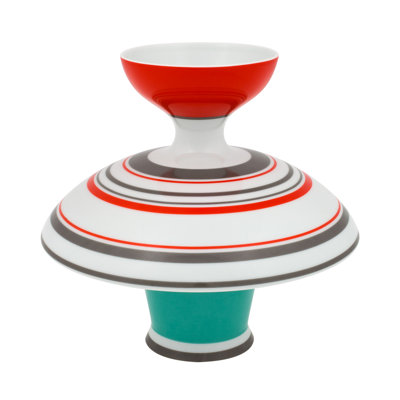Vase de table en porcelaine Triadic