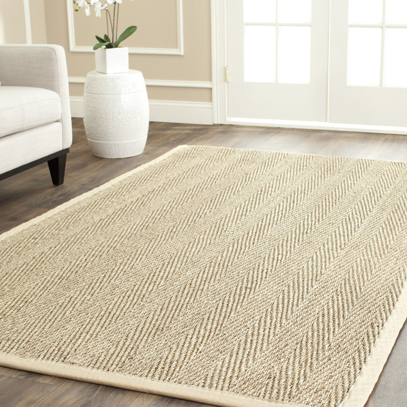 Emmaline Hand Woven Area Rug, Runner 76 x 244 cm, Natural/Almond