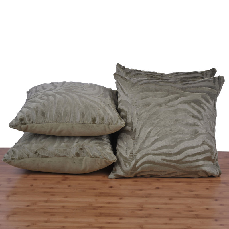 Mink Solid Colour Reversible Pillow Cover, Olive