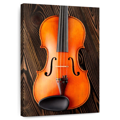 Abarca, violon sur table en bois