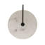 Applique murale 9,84 po ronde moderne à DEL à albâtre avec télécommande, accent noir-1966043672-1970516461