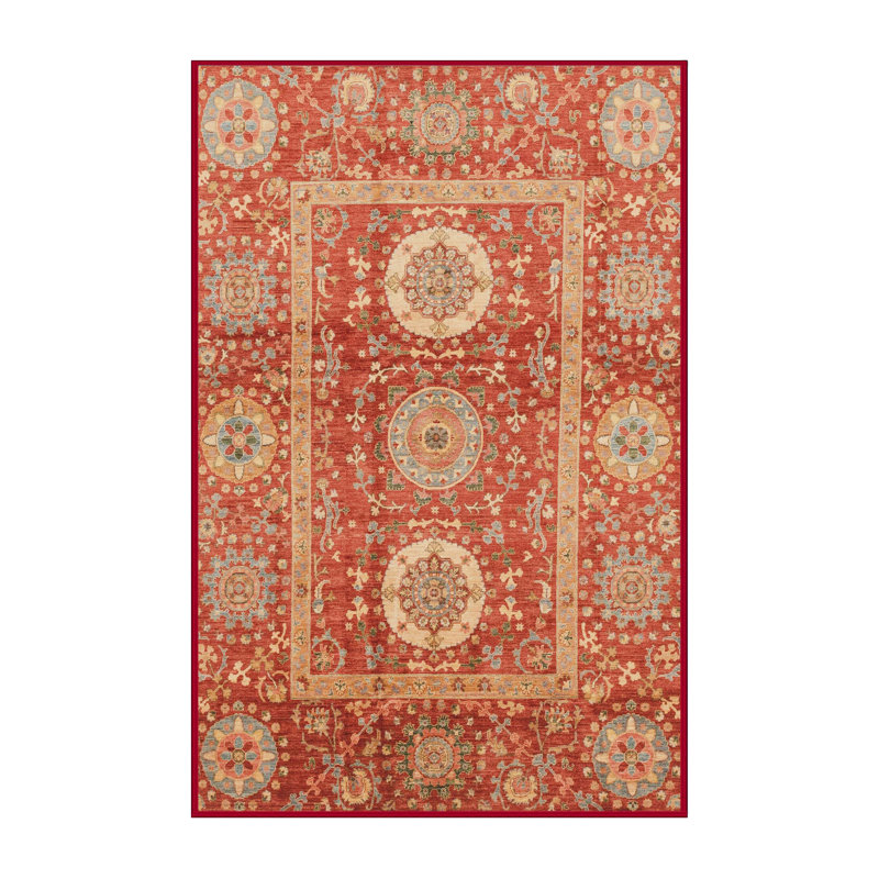 Tapis abstrait moderne 3914, Rectangle 3 pi x 5 pi