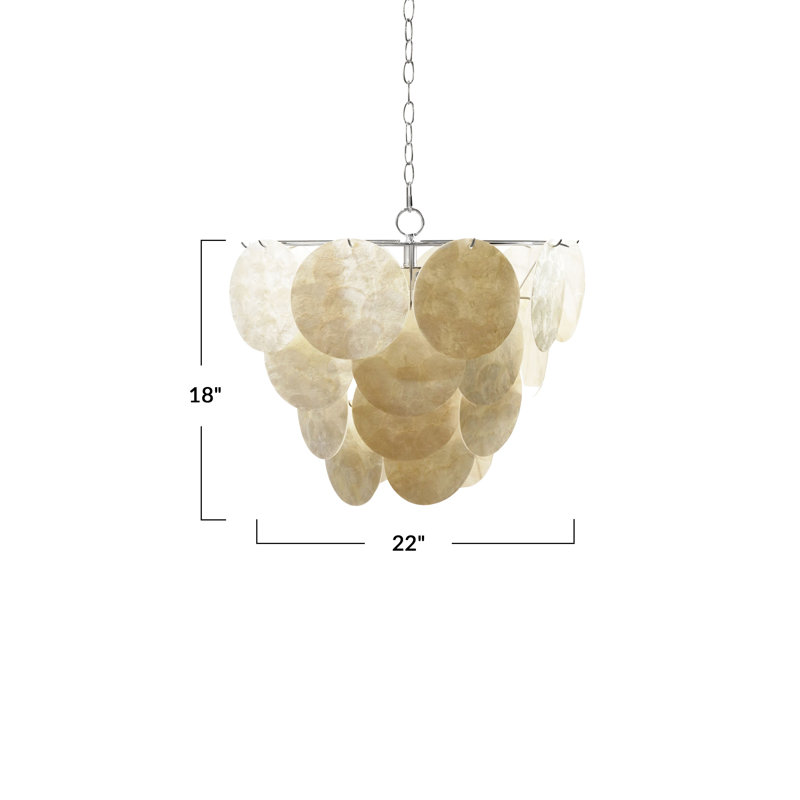 Capiz Shell Pendant Lamp