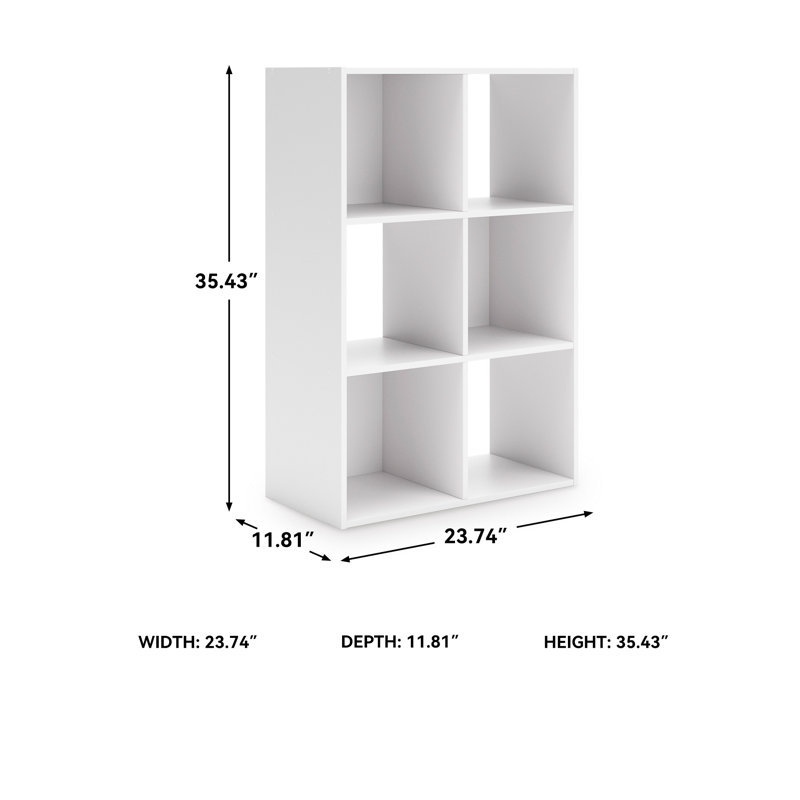 Rangement à 6 cubes Onita, (3 tablettes) H 35 po x l 24 po x P 12 po.