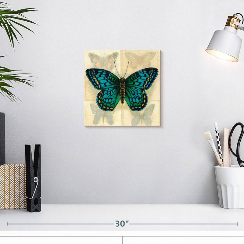 Papillon en soie Brampt II, H 10 po x l 10 po