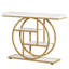 41.34'' Marble Top Console Table