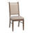Cipolla Wood Finish Beige Fabric Dining Chair-105512471